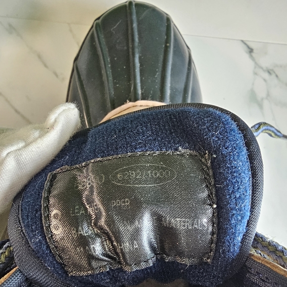 Northwest Territory Duck Boots Mens Size 8 Beige Insulated Leather Plaid Lined - Picture 7 of 10